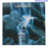 Finland 2004 Official BU euro set "Rahasarja 2004/I" (8 coins + token)