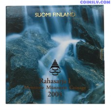 Finland 2004 Official BU euro set "Rahasarja 2004/I" (8 coins + token)