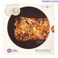 Finland 2013 Official BU euro set "Rahasarja 2013/II" (9 coins)