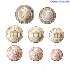 Germany 2002 euro set 1 cent - 2 euro (UNC loose)
