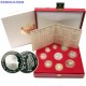 Monako 2004 Oficiālais Eiro Komplekts (PROOF, 9 monētas ar sudrabu)