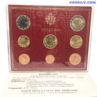 Vatican 2008 official BU euro set (8 coins)