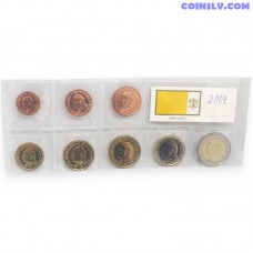 Vatican 2004 Euro Set 1 Cent - 2 Euro (8 Coins UNC)
