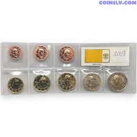 Vatican 2007 Euro Set 1 Cent - 2 Euro (8 Coins UNC)