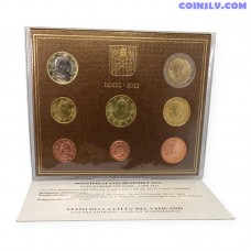 Vatican 2011 official BU euro set (8 coins)