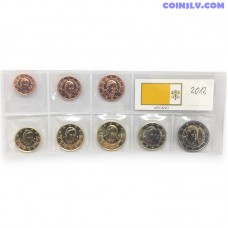 Vatican 2012 Euro Set 1 Cent - 2 Euro (8 Coins UNC)