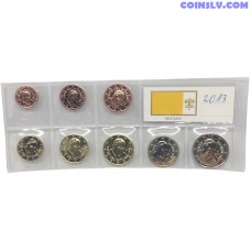 Vatican 2013 Euro Set 1 Cent - 2 Euro (8 Coins UNC)