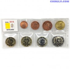 Vatican 2016 Uncirculated Euro Set (8 coins)