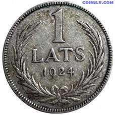 Latvija 1 Lats 1924 (VF-XF)