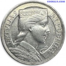 Latvija 5 Lati 1931 (VF-XF)