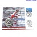 latvia 10 lats 1994 canoeist atlanta 1996 proof