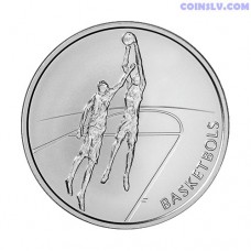 Latvia 1 Lats 2008 - Coin "Basketball"