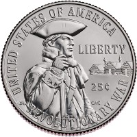 USA 25 Cents 2026 - Revolutionary War (UNC)