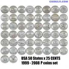 USA 50 State Quarters set (P)