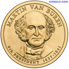 ASV 1 Dolārs 2008 Martins Van Burens D monēta