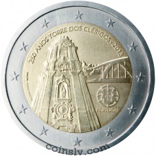 2 Euro Portugal 2013 "250th anniversary of "Torre dos Clérigos" in Oporto"