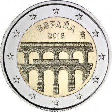 2 Euro Spain 2016 "Aqueduct of Segovia"