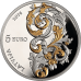 Latvia 5 euro 2014 "Baroque of Courland"